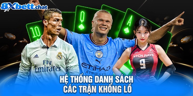 Hệ thống danh sách các trận khổng lồ